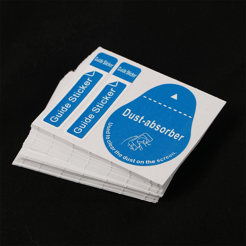Dust Removal Sticker - Adhesivo guía para cristal templado de