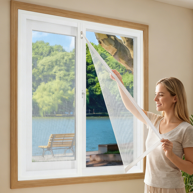 Screen Alignment Tool - Mosquitera Blanca con Cierre de Cremallera,