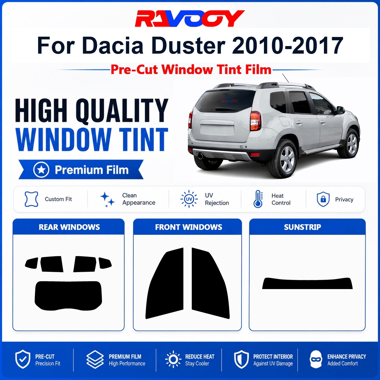 Privacy Screen Protector - Película de privacidad para ventanas delanteras