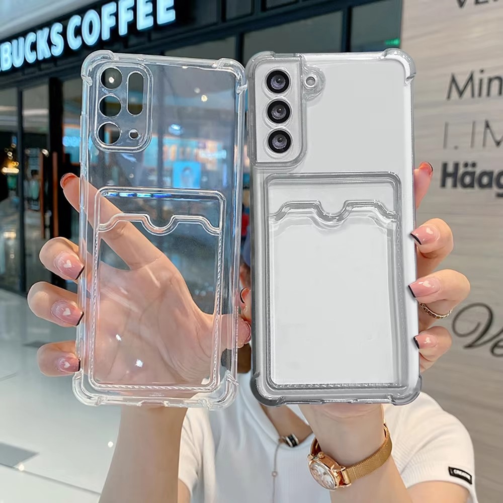 Camera Lens Protector - Funda Transparente de Silicona con Ranura