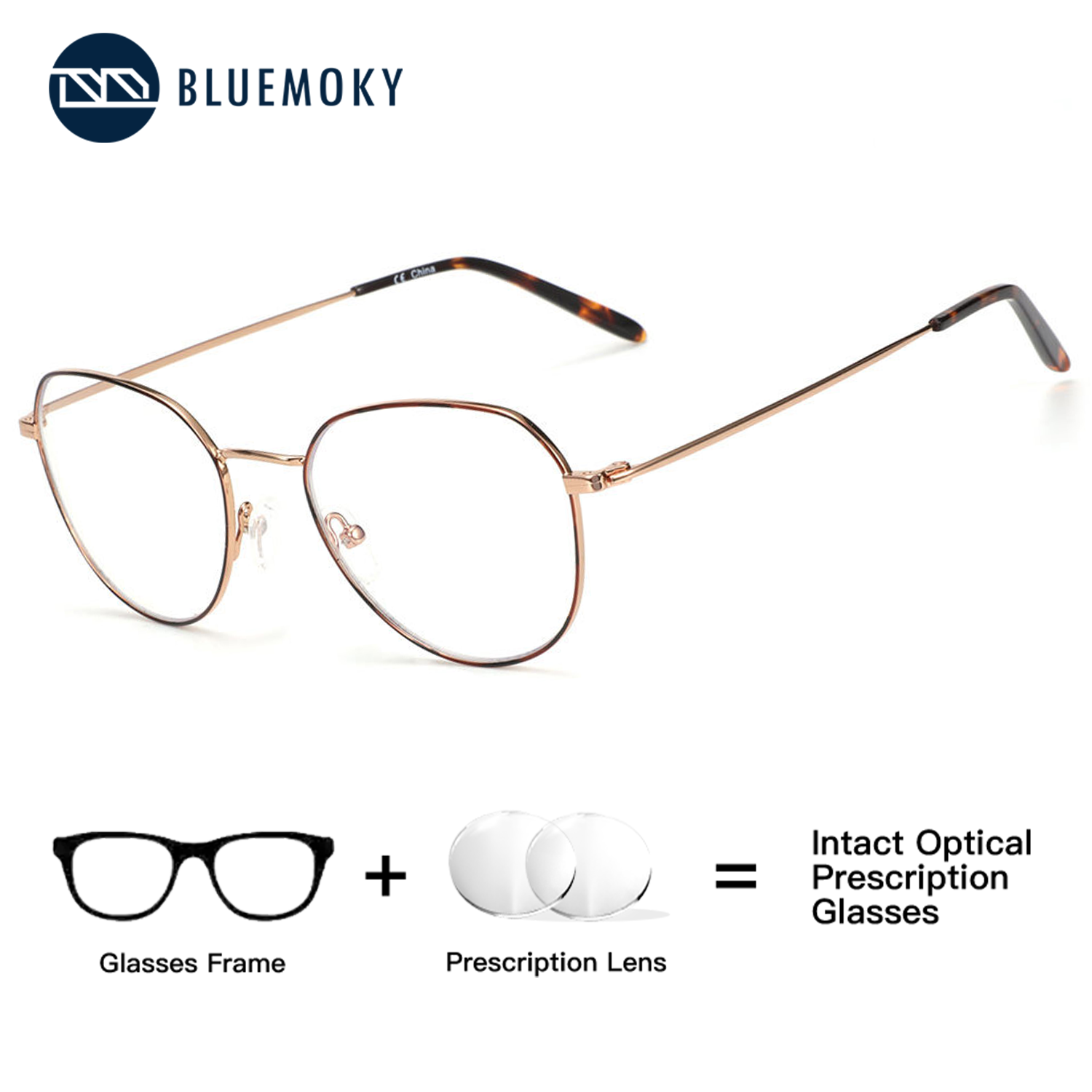 BLUEMOKY Gafas graduadas circu - Anti Blue Light Film reseña y precio