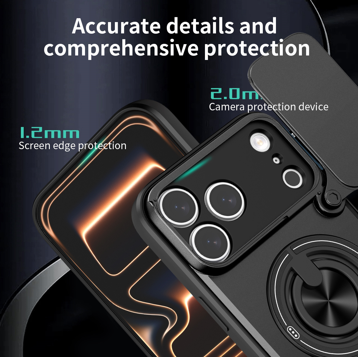 Funda de teléfono magnética pa - Camera Lens Protector reseña y precio