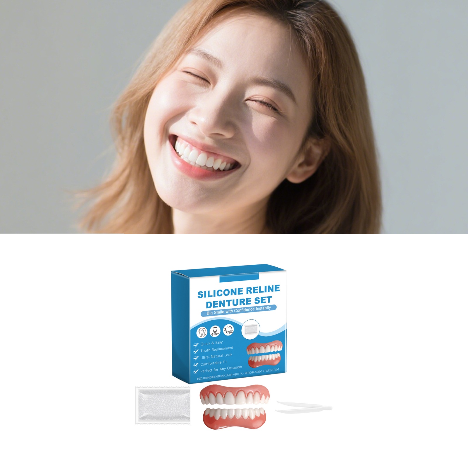 Kit de Dentadura Completa sobr - Full Cover Adhesive reseña y precio