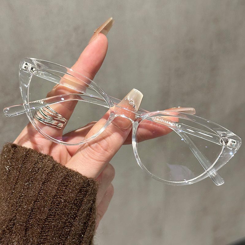Gafas pequeñas con forma de oj - Anti Blue Light Film reseña y precio