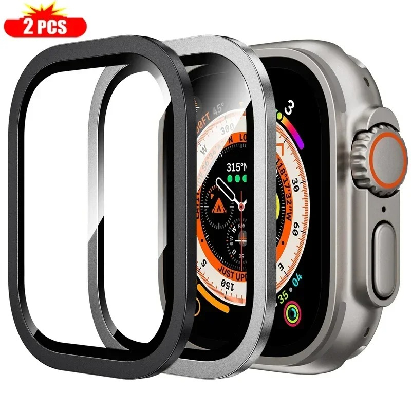 2 uds vidrio templado para App - Smartwatch Screen Film reseña y precio